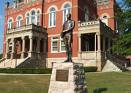 fayetteville courthouse with statue.jpeg