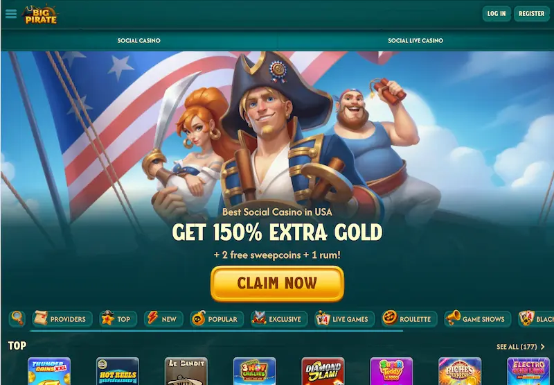 big pirate home page